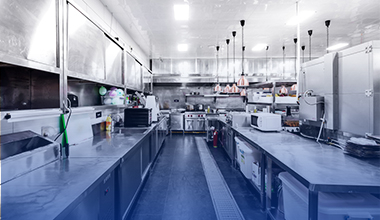 commercial kitchen