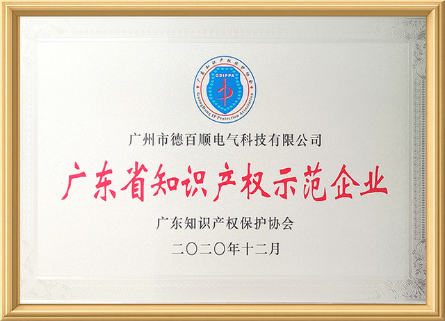 Guangdong Province Intellectual Property Demonstration Enterprise