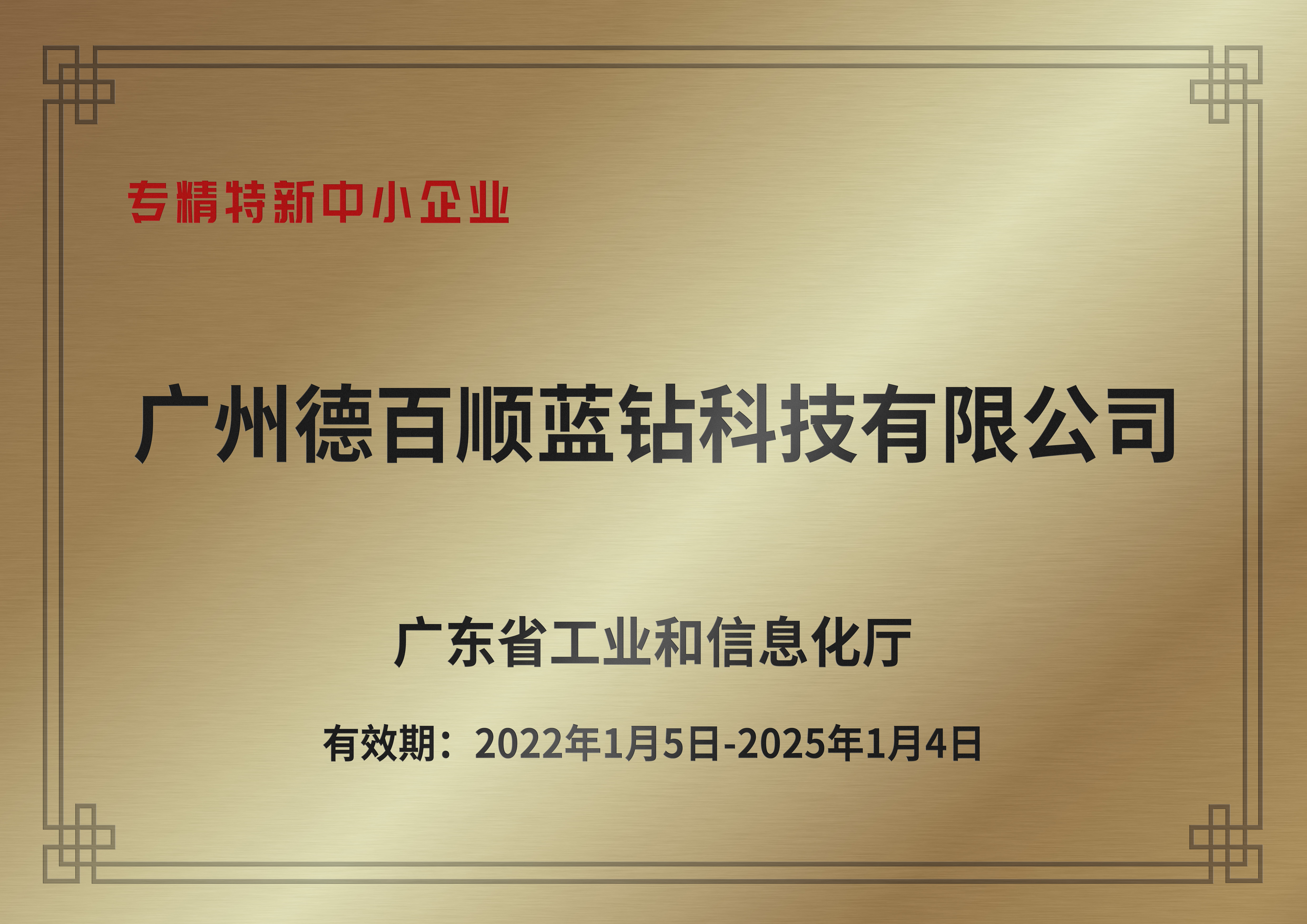 Guangdong Province Special New Plaque
